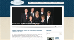 Desktop Screenshot of elliottfuneralchapel.com